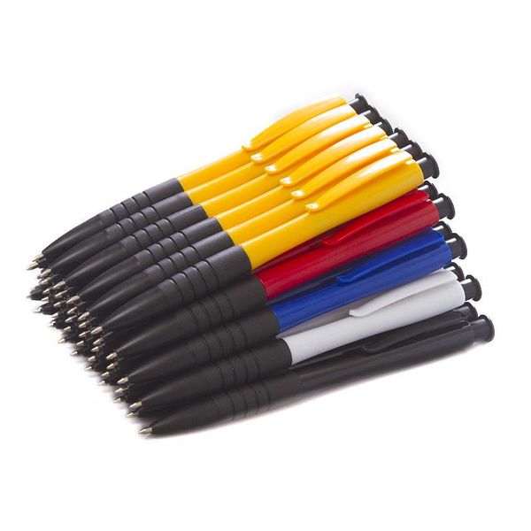 ballpoint pens 10pcs push pens, advertising plastic office stationery, push-type blue and black oil for students, Blue;orange
ballpoint pens 10pcs push pens, advertising plastic office stationery, push-type blue and black oil for students, Blue;orange