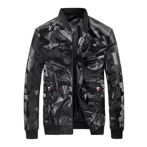 men's jackets casual spring fall camouflage plutonium leather jacket thin motorcycle fit outerwear clothes c1c6, Black
men's jackets casual spring fall camouflage plutonium leather jacket thin motorcycle fit outerwear clothes c1c6, Black