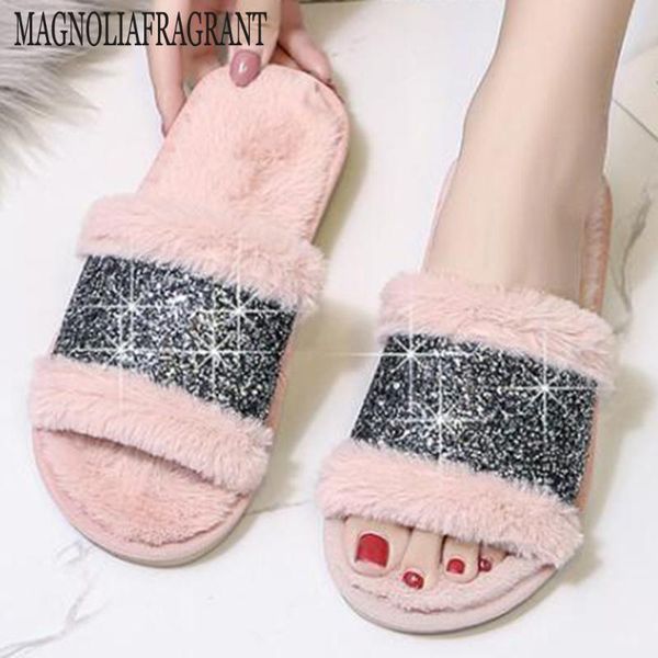 slippers winter women home fashion sequins warm shoes woman slip on flats female plush non-slip hy686, Black
slippers winter women home fashion sequins warm shoes woman slip on flats female plush non-slip hy686, Black