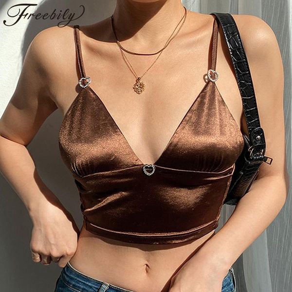 women's tanks & camis v neck satin women slim vintage y2k crop 90s shirts harajuku gobincore aesthetic grunge fairy vest clubw, White
women's tanks & camis v neck satin women slim vintage y2k crop 90s shirts harajuku gobincore aesthetic grunge fairy vest clubw, White