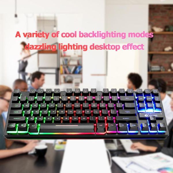ziyou lang k16 87 keys usb wired mechanical feel light suspension cap keyboard personality 87 keyboard 19 conflict-free
ziyou lang k16 87 keys usb wired mechanical feel light suspension cap keyboard personality 87 keyboard 19 conflict-free