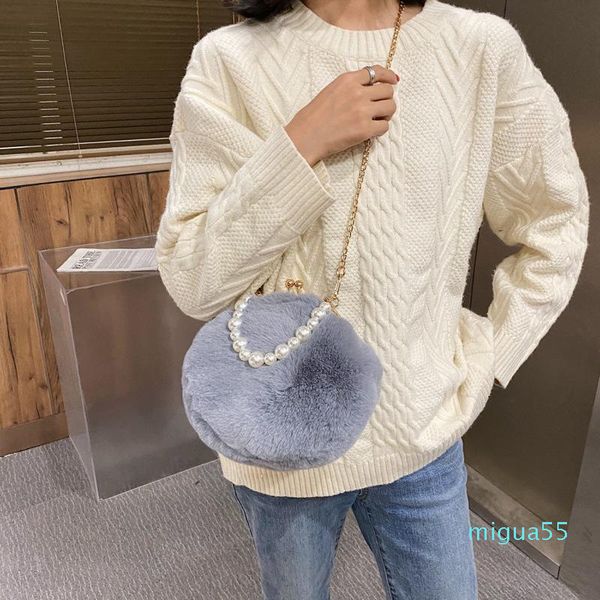 shoulder bags plush bag female pearl portable chain single messenger double strap + metal
shoulder bags plush bag female pearl portable chain single messenger double strap + metal