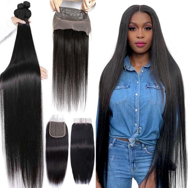 human hair bulks 30 inch straight bundles with closure brazilian weave frontal long remy sale for women, Black
human hair bulks 30 inch straight bundles with closure brazilian weave frontal long remy sale for women, Black
