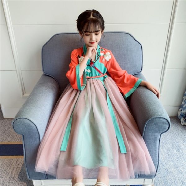 Chinese Traditional Embroidery Kids Hanfu Clothing Dress Spring Childrens Clothing Dress For Girls Kids Clothes Tang Costume, Red
Chinese Traditional Embroidery Kids Hanfu Clothing Dress Spring Childrens Clothing Dress For Girls Kids Clothes Tang Costume, Red
