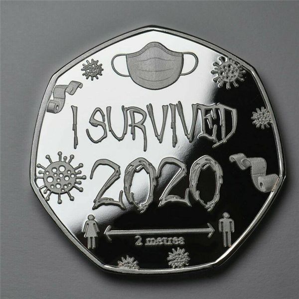 i survived 2020' silver gold commemoratives copy coins gift collection coins for friends family commemorative coins for survivors 
i survived 2020' silver gold commemoratives copy coins gift collection coins for friends family commemorative coins for survivors