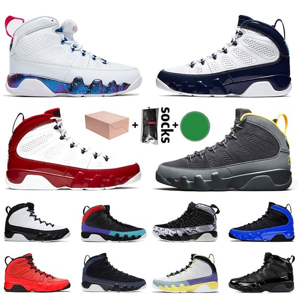 men womens 9s basketball shoes retro with box jumpman 9 sneakers trainers chile red university blue gold change gym pe glitter, White;red
men womens 9s basketball shoes retro with box jumpman 9 sneakers trainers chile red university blue gold change gym pe glitter, White;red