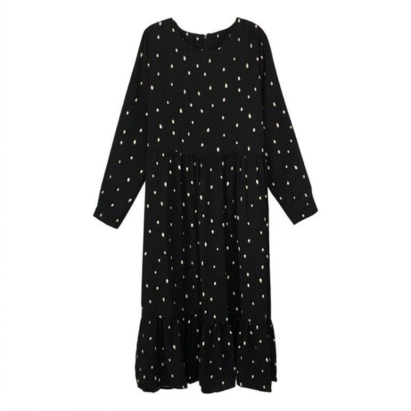 casual dresses 2021 spring autumn dress large size women's clothes long-sleeved polka dot chiffon pleated female vestidos v369, Black;gray
casual dresses 2021 spring autumn dress large size women's clothes long-sleeved polka dot chiffon pleated female vestidos v369, Black;gray