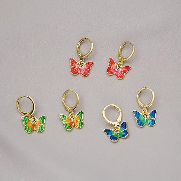 dangle & chandelier 2021 trend colorful butterfly enamel metal earrings for women girl bohemia small cute drop earring jewelry party gift, Silver
dangle & chandelier 2021 trend colorful butterfly enamel metal earrings for women girl bohemia small cute drop earring jewelry party gift, Silver