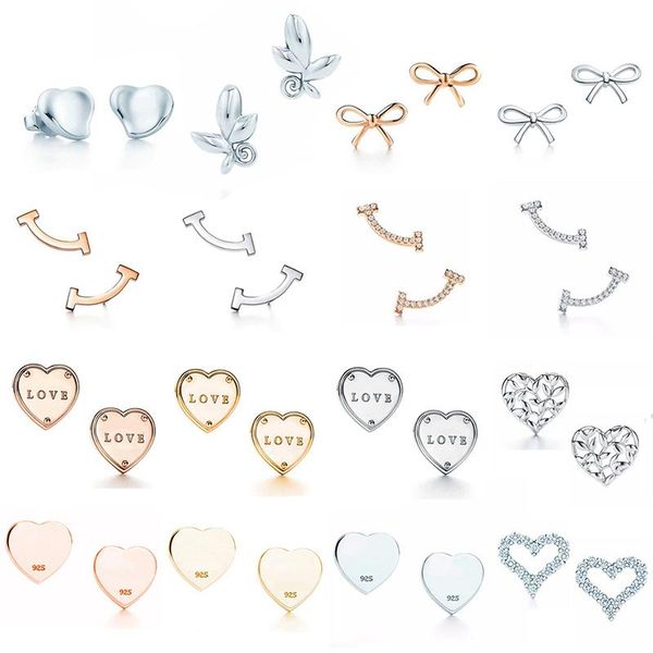 stud 100% s925 sterling silver classic logo heart-shaped bow smile earrings rose gold series female holiday jewelry, Golden;silver
stud 100% s925 sterling silver classic logo heart-shaped bow smile earrings rose gold series female holiday jewelry, Golden;silver