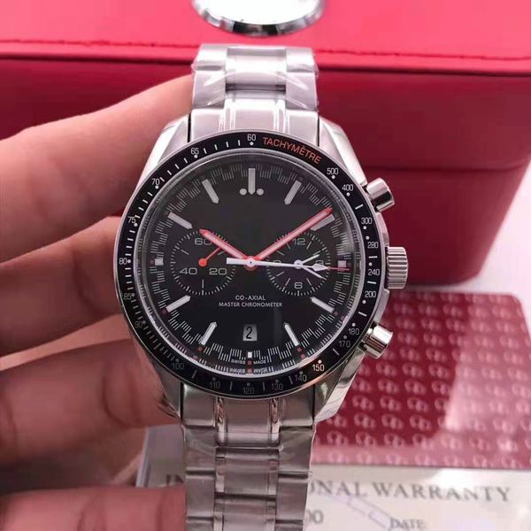 imported movement men's watch luxury quality speedometer coaxial stainless steel bracelet 42mm white dial calendar watch men's wat, Slivery;brown
imported movement men's watch luxury quality speedometer coaxial stainless steel bracelet 42mm white dial calendar watch men's wat, Slivery;brown