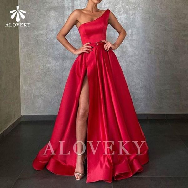 party dresses red satin women's evening dress 2021 a-line formal side split one shoulder special occasion long, White;black
party dresses red satin women's evening dress 2021 a-line formal side split one shoulder special occasion long, White;black