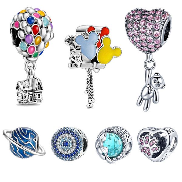 100% 925 sterling silver love hanging bear and air balloon charms adapting original pandora bracelet for women jewelry beads gift, Bronze;silver
100% 925 sterling silver love hanging bear and air balloon charms adapting original pandora bracelet for women jewelry beads gift, Bronze;silver