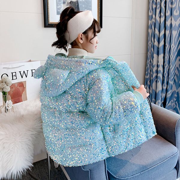 2021 new winter colored bright sequin jacket for teenage girls clothes warm children hoodies fashion outwear with paillettes 8pks, Blue;gray
2021 new winter colored bright sequin jacket for teenage girls clothes warm children hoodies fashion outwear with paillettes 8pks, Blue;gray