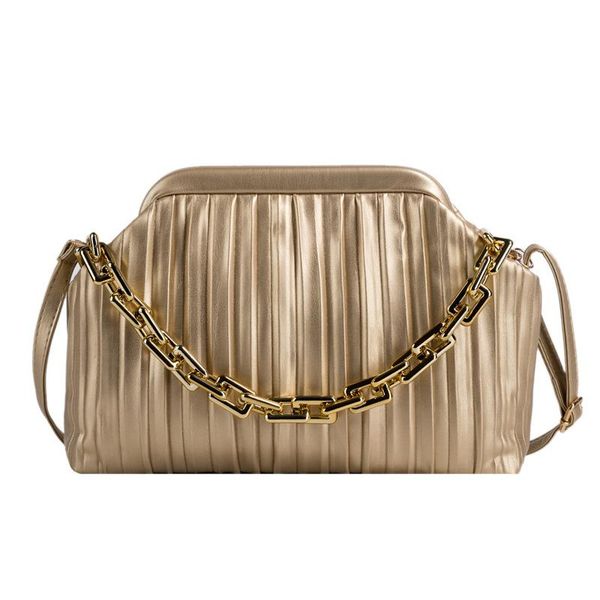evening bags 2021 simple atmosphere underarm bag thick chain fashion female solid color fold texture shoulder messenger
evening bags 2021 simple atmosphere underarm bag thick chain fashion female solid color fold texture shoulder messenger