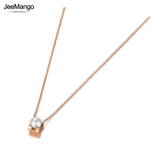 chokers jeemango original design stainless steel white pearl charm pendant necklace jewelry trendy cz crystal for women jn20212, Golden;silver
chokers jeemango original design stainless steel white pearl charm pendant necklace jewelry trendy cz crystal for women jn20212, Golden;silver