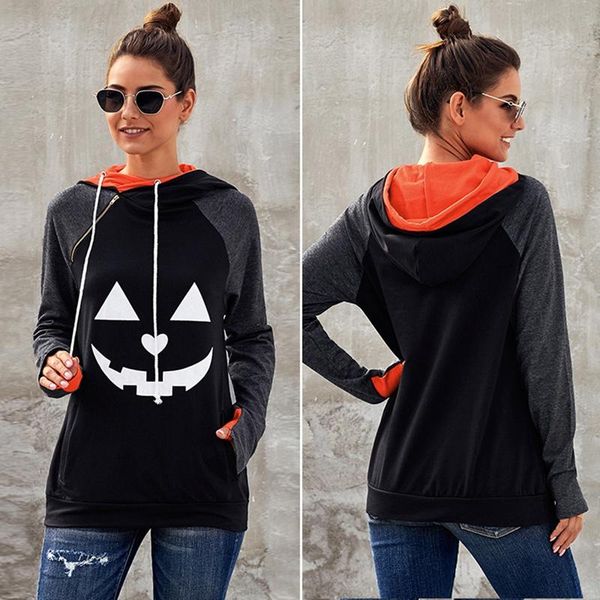 women's hoodies & sweatshirts women zipper hoodie halloween print long sleeve collar casual pullover black
women's hoodies & sweatshirts women zipper hoodie halloween print long sleeve collar casual pullover black