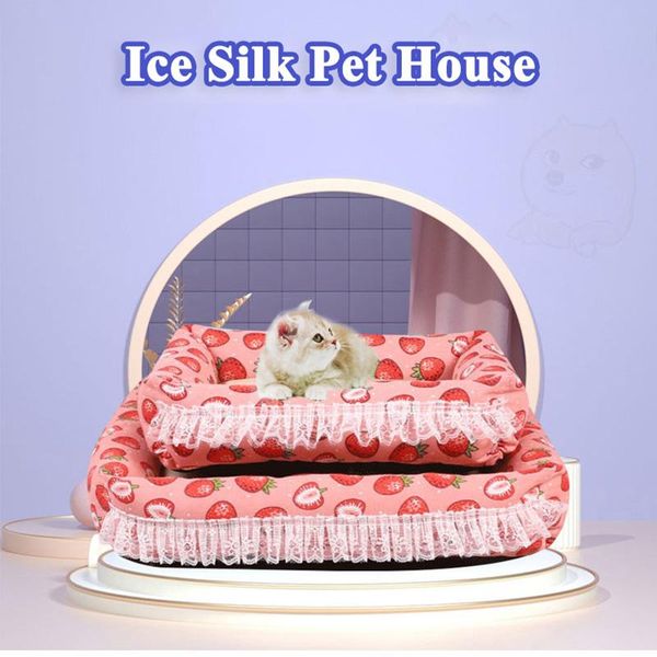 kennels & pens 45*55cm pet bed ice silk kennel summer breathable pad non-slip cat mat moisture-proof small and medium sofa supplies
kennels & pens 45*55cm pet bed ice silk kennel summer breathable pad non-slip cat mat moisture-proof small and medium sofa supplies