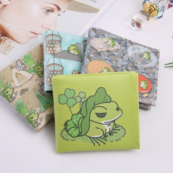 2021 new printed frog pattern short wallet men and women wallets pu leather wallet student gift fashion card cash bag frog purse, Red;black
2021 new printed frog pattern short wallet men and women wallets pu leather wallet student gift fashion card cash bag frog purse, Red;black