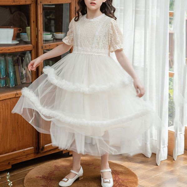 spring and autumn elegant flower lace dress girl princess party wedding dresses children prom gown clothes teens sweet costumes, Red;yellow
spring and autumn elegant flower lace dress girl princess party wedding dresses children prom gown clothes teens sweet costumes, Red;yellow