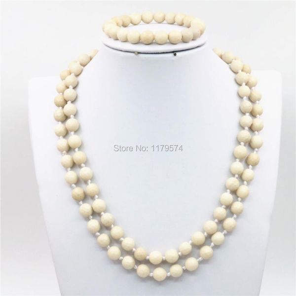 earrings & necklace 8mm natural white accessories 36inch bracelet sets beads stone jewelry making women girls christmas gifts, Silver
earrings & necklace 8mm natural white accessories 36inch bracelet sets beads stone jewelry making women girls christmas gifts, Silver