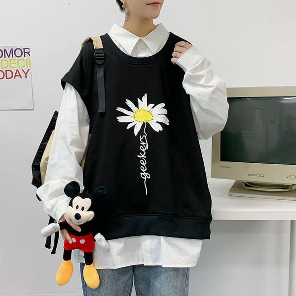 2021 new men's casual loose two-piece pullover lapel collar coats fashionable hoodies cotton streetwear hip hop sweatshirts m-2xl h3lj, Black
2021 new men's casual loose two-piece pullover lapel collar coats fashionable hoodies cotton streetwear hip hop sweatshirts m-2xl h3lj, Black