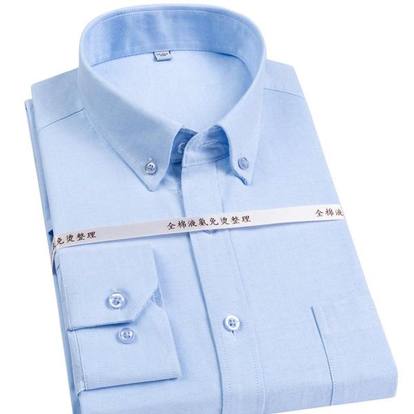 men's casual shirts pure cotton oxford solid business men long sleeve regular fit high grade with front pocket, White;black
men's casual shirts pure cotton oxford solid business men long sleeve regular fit high grade with front pocket, White;black