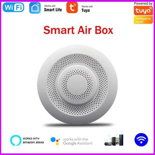 smart home control tuya wifi co2 voc detector formaldehyde carbon dioxide sensor air monitor warning alarm quality
smart home control tuya wifi co2 voc detector formaldehyde carbon dioxide sensor air monitor warning alarm quality