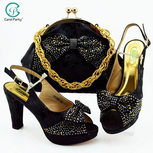 dress shoes lastest 2021 blakc color italian design high heels party women and bag set with special butterfli-kont style decoration, Black
dress shoes lastest 2021 blakc color italian design high heels party women and bag set with special butterfli-kont style decoration, Black