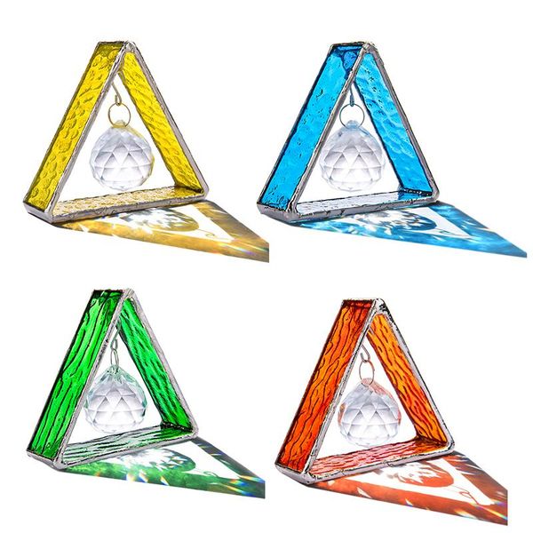 h&d 4 colors stained glass tripod suncatcher window hanging crystal ball prisms pendant rainbow collection for home garden decor
h&d 4 colors stained glass tripod suncatcher window hanging crystal ball prisms pendant rainbow collection for home garden decor