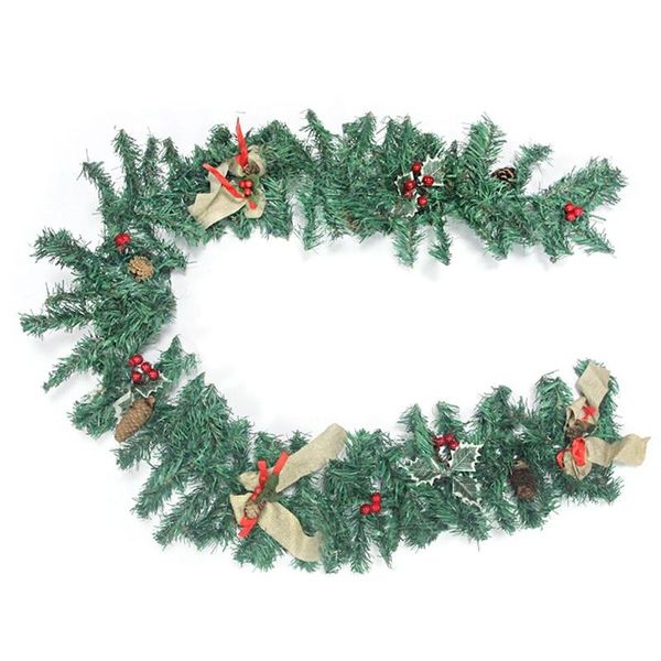 decorative flowers & wreaths 180cm artificial rattan wreath with pine cones berries christmas fake green plants garland hanging door room or
decorative flowers & wreaths 180cm artificial rattan wreath with pine cones berries christmas fake green plants garland hanging door room or