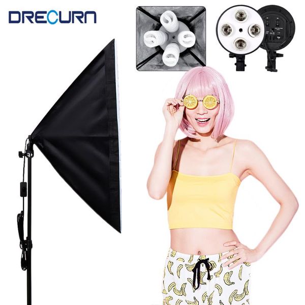 drecurn p studio 50x70cm 45w blub 2m tripod stand 4in1 lamp socket holder pgraphy softbox lighting kit for camera shoot
drecurn p studio 50x70cm 45w blub 2m tripod stand 4in1 lamp socket holder pgraphy softbox lighting kit for camera shoot
