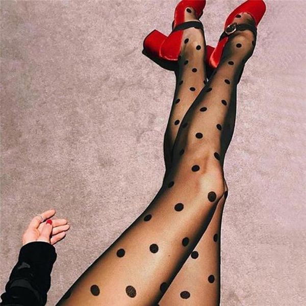 female stocking transparent silk tights japan style dot patterned women pantyhose fashion sweet girl black tights, Black;white
female stocking transparent silk tights japan style dot patterned women pantyhose fashion sweet girl black tights, Black;white