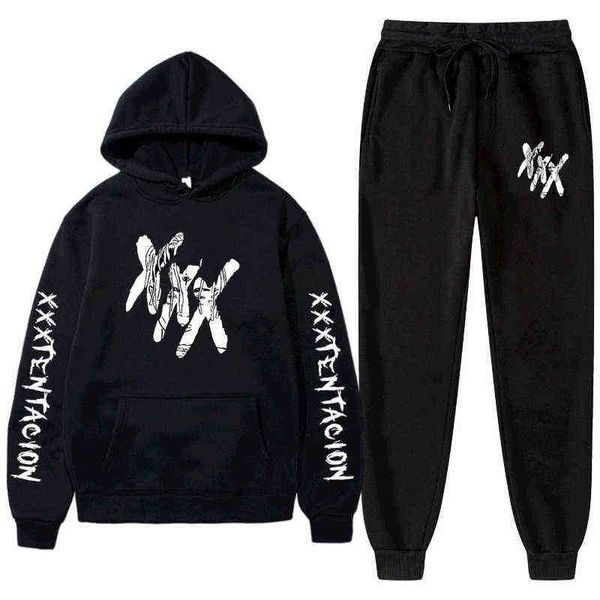 new autumn/winter xxxtentacion revenge kill hip hop hoodies sweatshirts and sweatpants men two piece set hooded suit velvet g1217, Black
new autumn/winter xxxtentacion revenge kill hip hop hoodies sweatshirts and sweatpants men two piece set hooded suit velvet g1217, Black