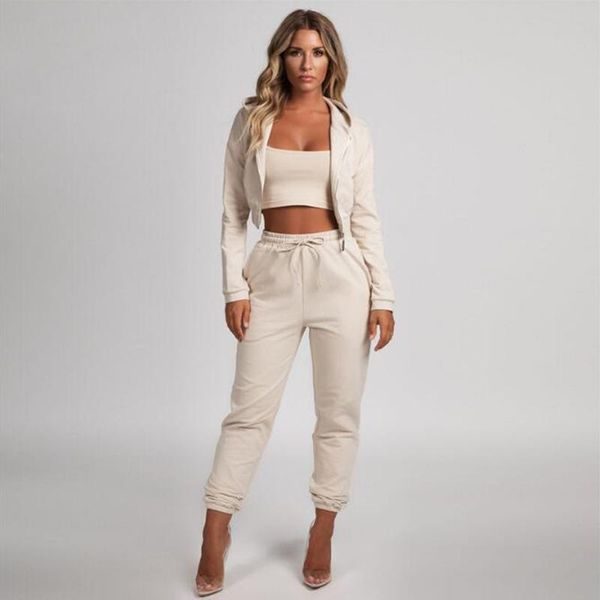 new spring autumn 2021 women 2 pieces set sweatshirt elastic waist pants women tracksuits hoodies cropped two piece outfits, Gray
new spring autumn 2021 women 2 pieces set sweatshirt elastic waist pants women tracksuits hoodies cropped two piece outfits, Gray