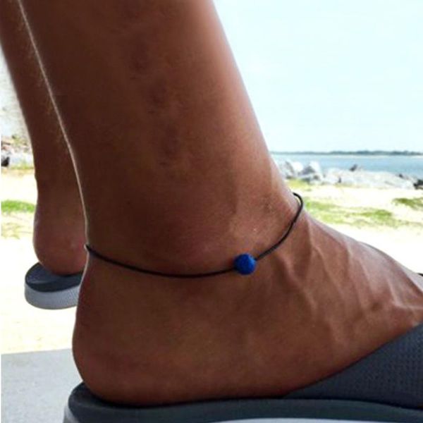 anklets leather rope lucky anklet for men women couple handmade natural lava stone beads charm foot bracelet barefoot sandal beach chain, Red;blue
anklets leather rope lucky anklet for men women couple handmade natural lava stone beads charm foot bracelet barefoot sandal beach chain, Red;blue