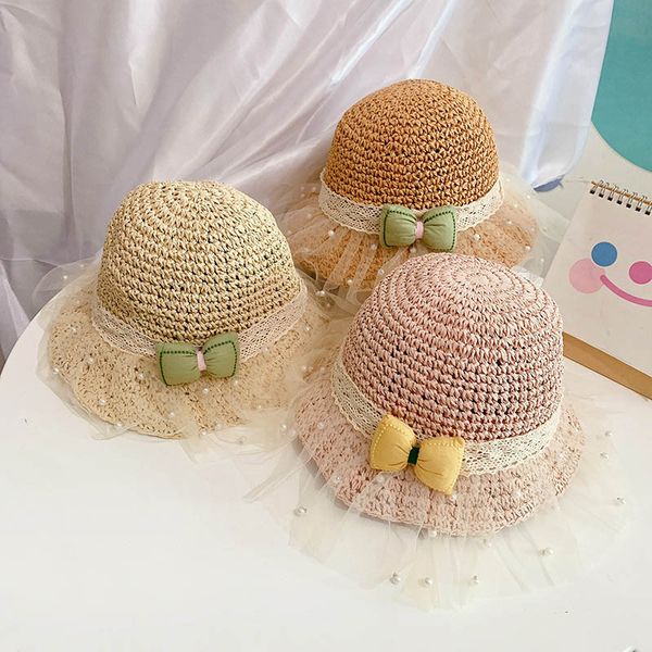 baby caps kids hats girls bucket straw hat children accessories sweet bow childrens cap lace pearl summer sun b7530, Yellow
baby caps kids hats girls bucket straw hat children accessories sweet bow childrens cap lace pearl summer sun b7530, Yellow