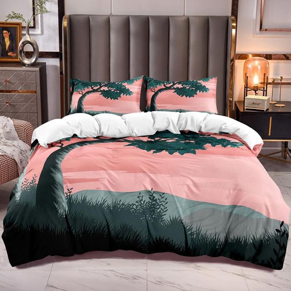bedding sets duvet cover with trees cartoon print pink sky comforter for kids boys girls white reverse microfiber
bedding sets duvet cover with trees cartoon print pink sky comforter for kids boys girls white reverse microfiber