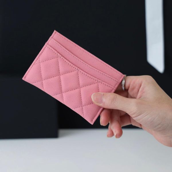 card holders quality imported 100% caviar leather women's holder, Brown;gray
card holders quality imported 100% caviar leather women's holder, Brown;gray