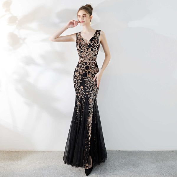 luxury party evening dress 16051# evening dr's banquet elegant temperament annual prident fishtail sequin drs, White;pink
luxury party evening dress 16051# evening dr's banquet elegant temperament annual prident fishtail sequin drs, White;pink