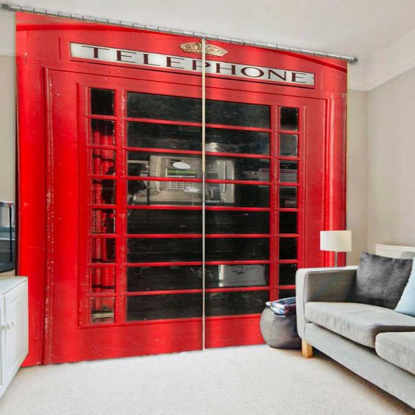 curtain & drapes telephone booth 3d luxury blackout window living room red blinds 2 panels
curtain & drapes telephone booth 3d luxury blackout window living room red blinds 2 panels