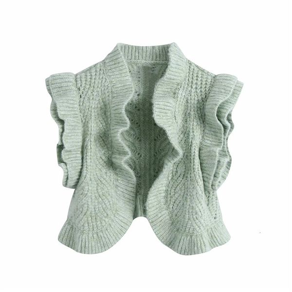 ruffle 2021 green cropped knitted vest women fashion sleeveless cardigan woman open waistcoat female new year sweater 7rmw kp5e, White;black
ruffle 2021 green cropped knitted vest women fashion sleeveless cardigan woman open waistcoat female new year sweater 7rmw kp5e, White;black