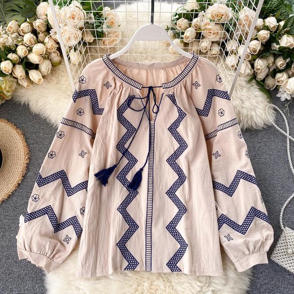 women's blouses & shirts spring women embroidery blouse autumn female retro loose sweet pullover shirt ladies casual strip preppy, White
women's blouses & shirts spring women embroidery blouse autumn female retro loose sweet pullover shirt ladies casual strip preppy, White