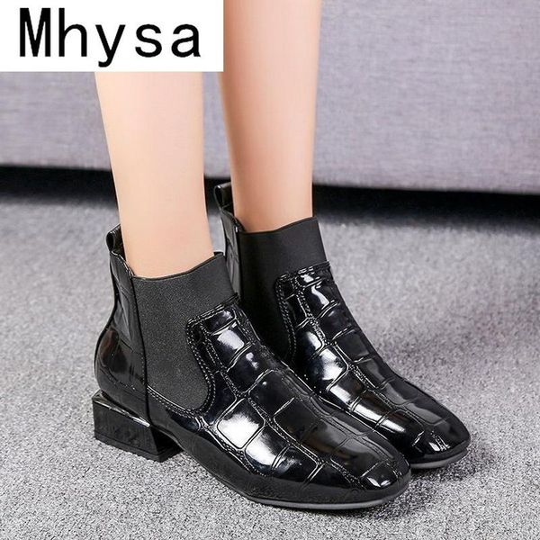 boots 2021 ladies shiny pu leather autumn and winter shoes square toe thick heel ankle women botas zapatos mujer, Black
boots 2021 ladies shiny pu leather autumn and winter shoes square toe thick heel ankle women botas zapatos mujer, Black