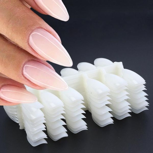 false nails 120pcs natural clear stiletto fake nail full cover press on practice display art tip manicure tool le1030, Red;gold
false nails 120pcs natural clear stiletto fake nail full cover press on practice display art tip manicure tool le1030, Red;gold