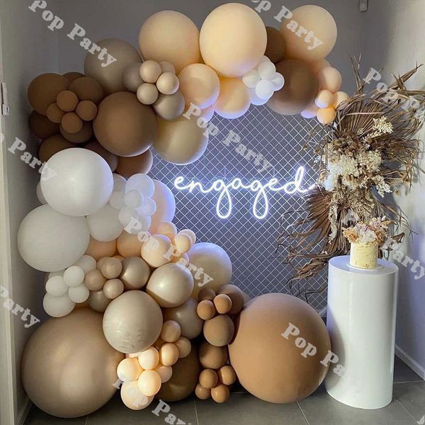 112pcs balloons garland brown happy engaged apricot latex balloon arch kit baby shower white peach wedding birthday party decor
112pcs balloons garland brown happy engaged apricot latex balloon arch kit baby shower white peach wedding birthday party decor