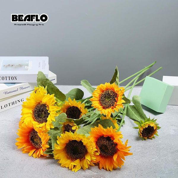 1 artificial sunflower flowers bouquet silk fake flower flores for home garden party wedding decoration diy
1 artificial sunflower flowers bouquet silk fake flower flores for home garden party wedding decoration diy