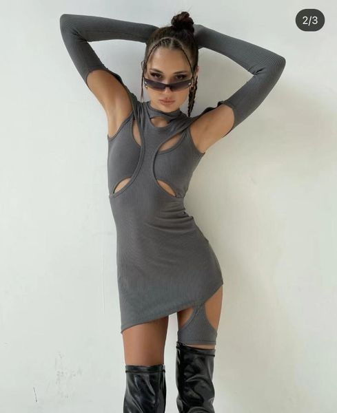 casual dresses 2021 summer fashion women hollow slim long sleeve luxury dress for female 2 color gdnz 7.26, Black;gray
casual dresses 2021 summer fashion women hollow slim long sleeve luxury dress for female 2 color gdnz 7.26, Black;gray