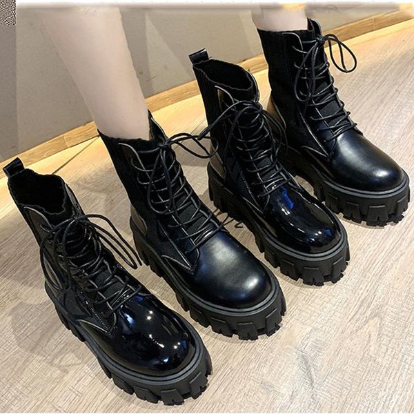 boots women winter ankle patent high platform shoes ladies autumn black sock boot leather bootie heeled motorcycle punk bota
boots women winter ankle patent high platform shoes ladies autumn black sock boot leather bootie heeled motorcycle punk bota