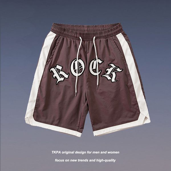 tkpa color change stitching sports shorts summer loose drawstring capris guochao hip hop versatile basketball pants for men, White;black
tkpa color change stitching sports shorts summer loose drawstring capris guochao hip hop versatile basketball pants for men, White;black