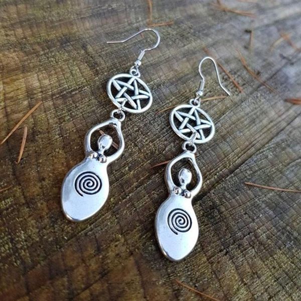dangle & chandelier goddess pentagram earrings,moonstone earrings, witch gothic earrings, Silver
dangle & chandelier goddess pentagram earrings,moonstone earrings, witch gothic earrings, Silver